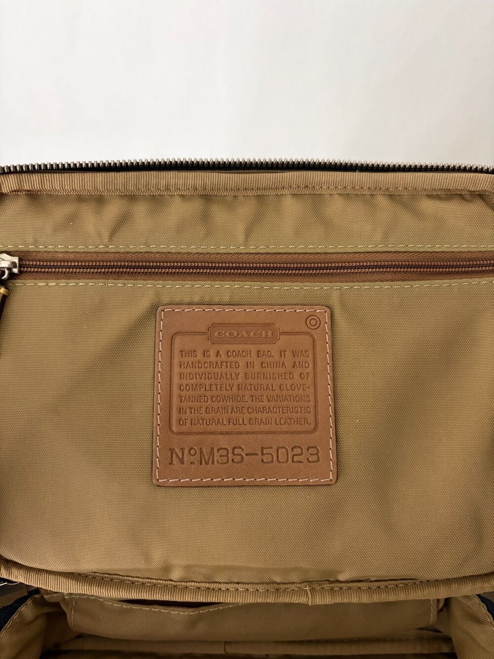 COACH Vintage Leather Toiletry Bag Costmetic Pouch Black - Picture 5 of 14